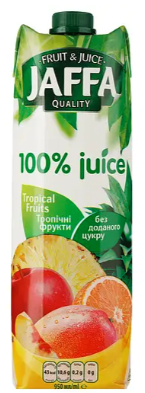 Сік Jaffa 100% Juice Мультифруктовий 950 мл